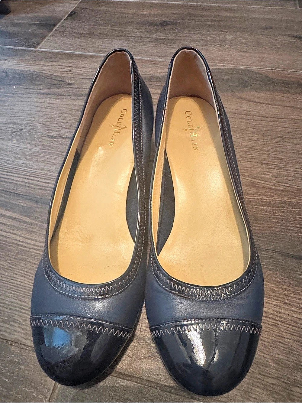 Cole Haan navy blue Wedge Pumps US 8.5